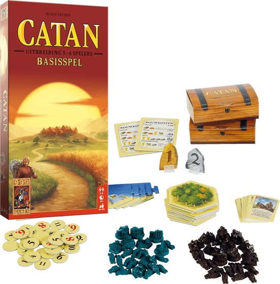 999 Games Catan: Uitbreiding 5/6 spelers Bordspel