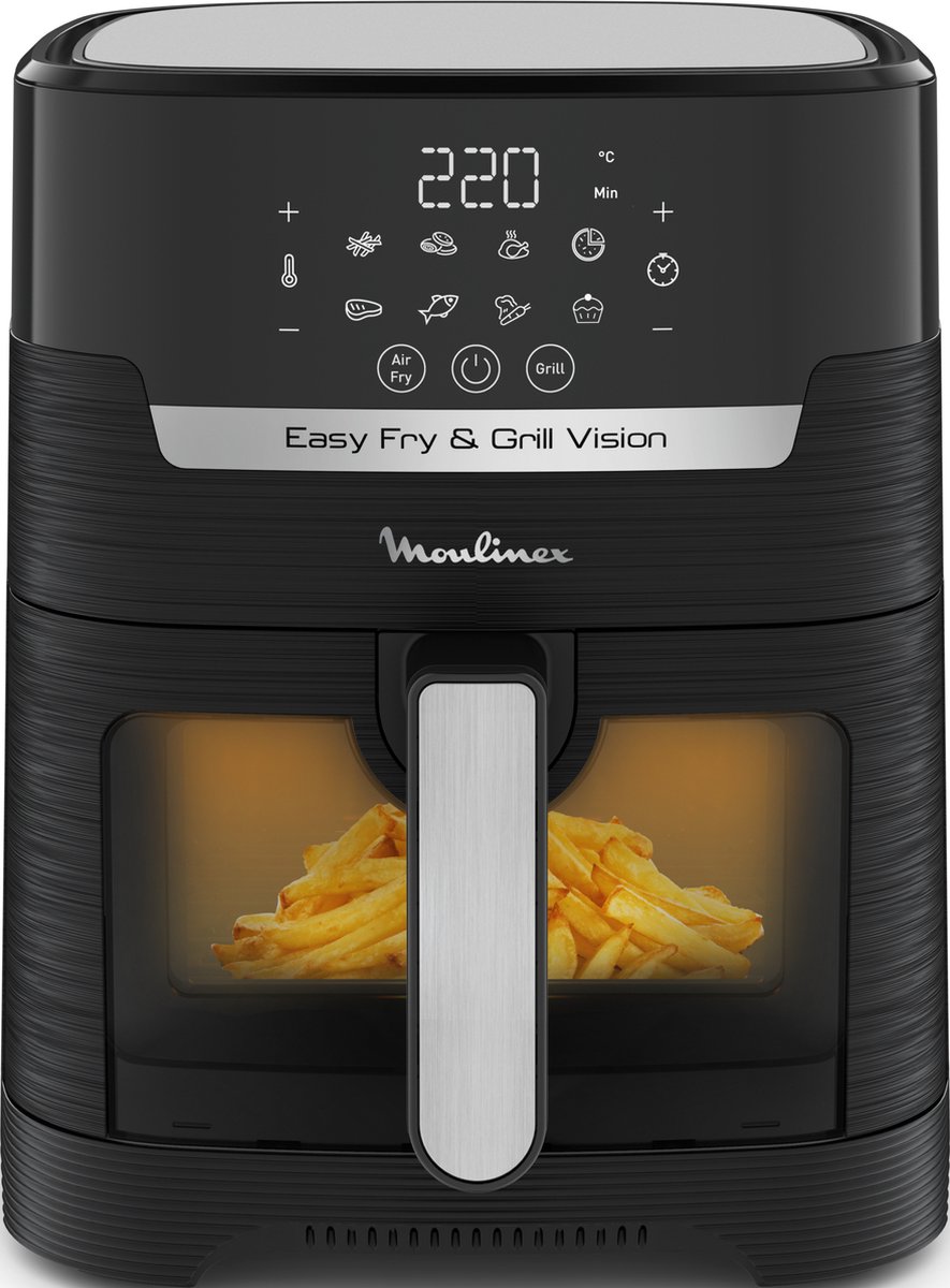 Moulinex Easy Fry & Grill Vision EZ506820 - Heteluchtfriteuse - 1550W - 4,2L