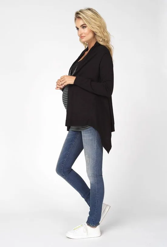 Noppies Zwangerschapsvest Lise - Black - Maat M