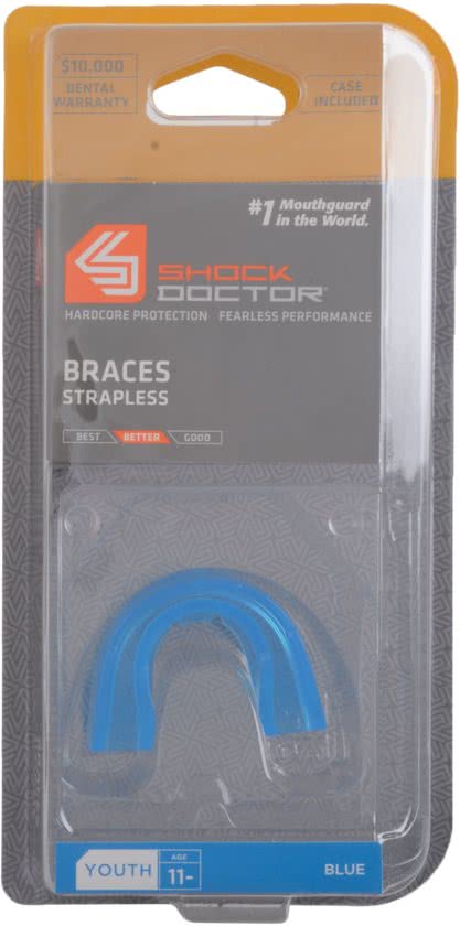 Shock Doctor Braces Strapless - Hockeybitje - Senior - Blauw