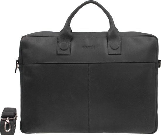 DSTRCT Fletcher Street Aktetas - 17 inch laptoptas - Zwart