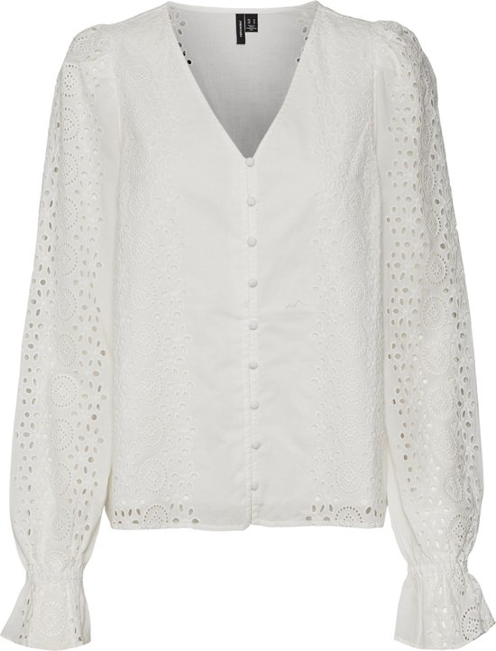 Vero Moda Maat M Blouse Vmfreja Ls Blouse Snow White Dames Maat