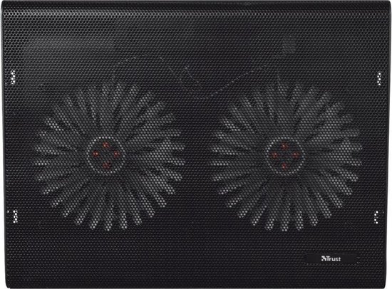 Trust - Azul - Laptop Cooling Stand - 2 Ventilatoren - USB-voeding - Blauw Verlicht - max 17.3 inch