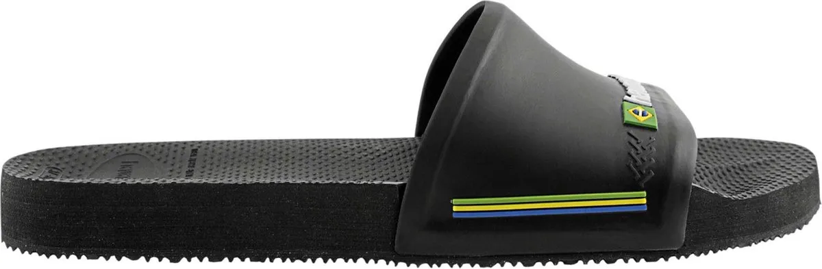 Havaianas - maat 43-44- Slide Brasil Unisex Slippers - Black
