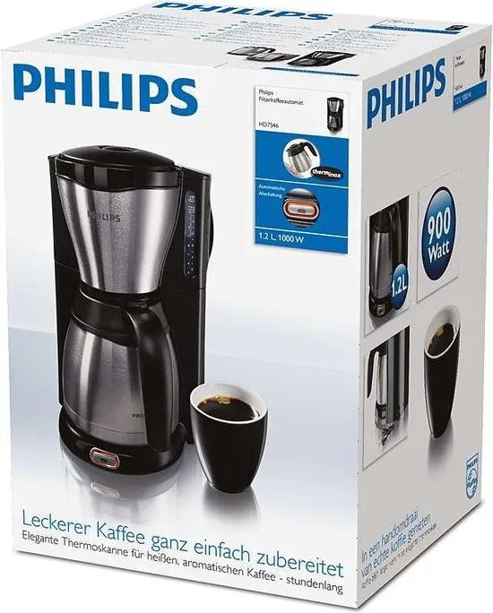 Philips Cafe Gaia HD7546/20 - Koffiezetapparaat - Zwart