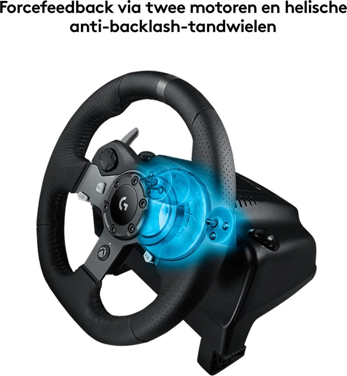 Logitech G920 Driving Force - Racestuur en Pedalen - Xbox Series X|S, Xbox One & PC
