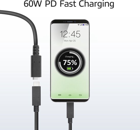 ACT USB-C Verlengkabel | 3.2 Gen1 | USB-C male - USB-C female | 2 meter - AC7412