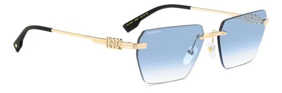 Dsquared2 D2 0102/S Ovaal Metaal Heren Zonnebril