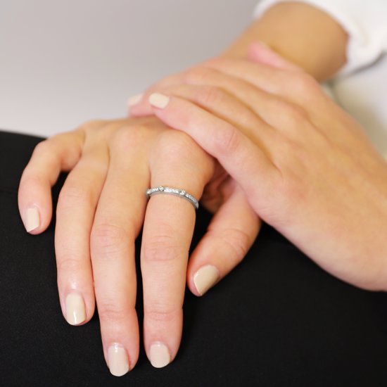 Ti Sento Ring -Zilver Ringmaat: 19.00 mm / maat 60 Bewerking:Gerhodineerd