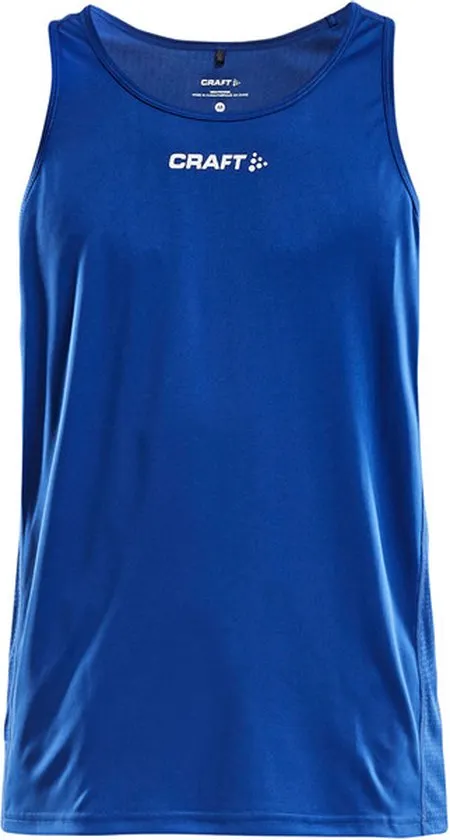 Craft Rush Singlet Heren - XS - sportshirts - blauw - Mannen