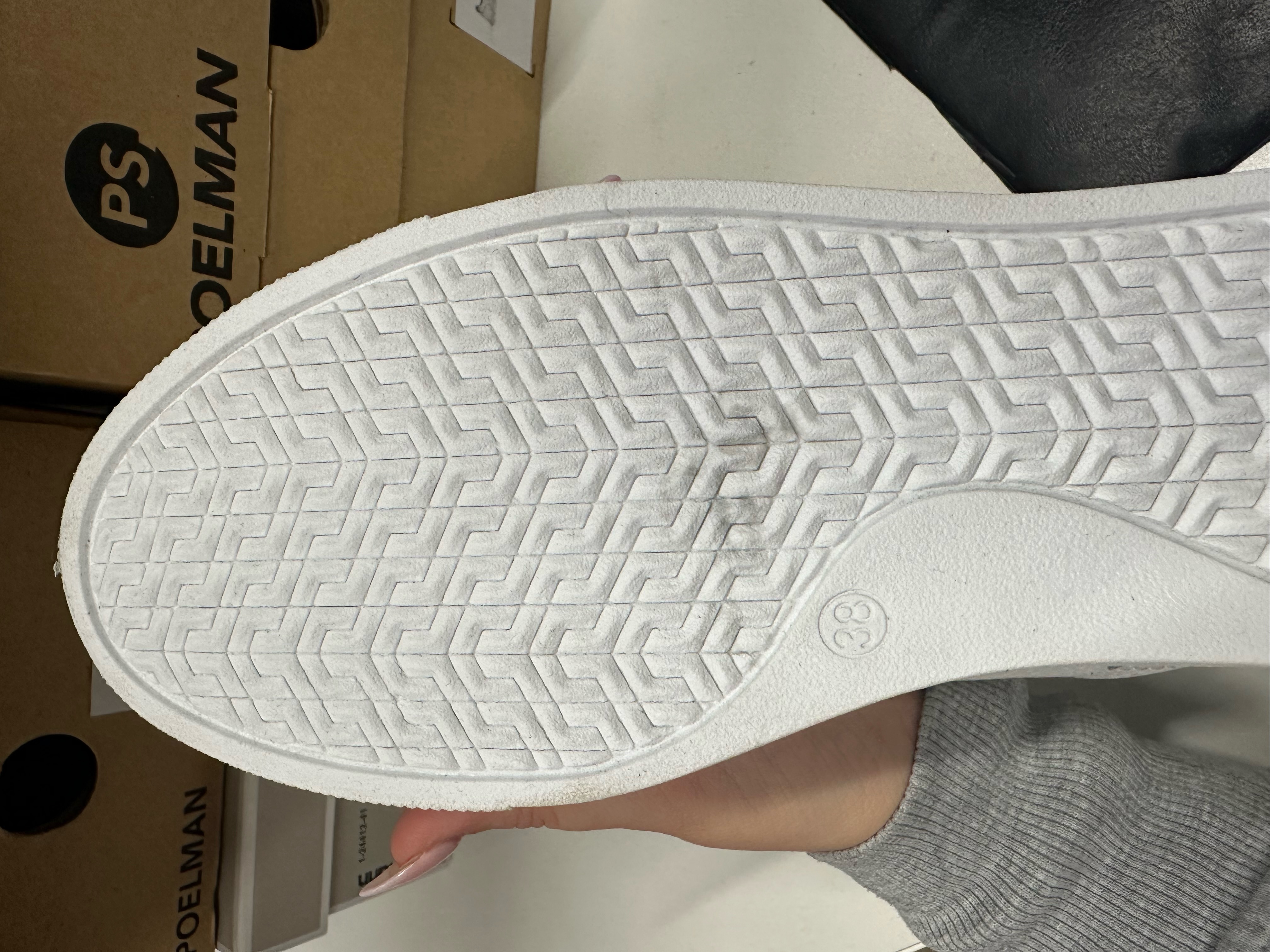 PS Poelman - Maat 38 - TITULAR Dames Sneakers - Wit met combinatie