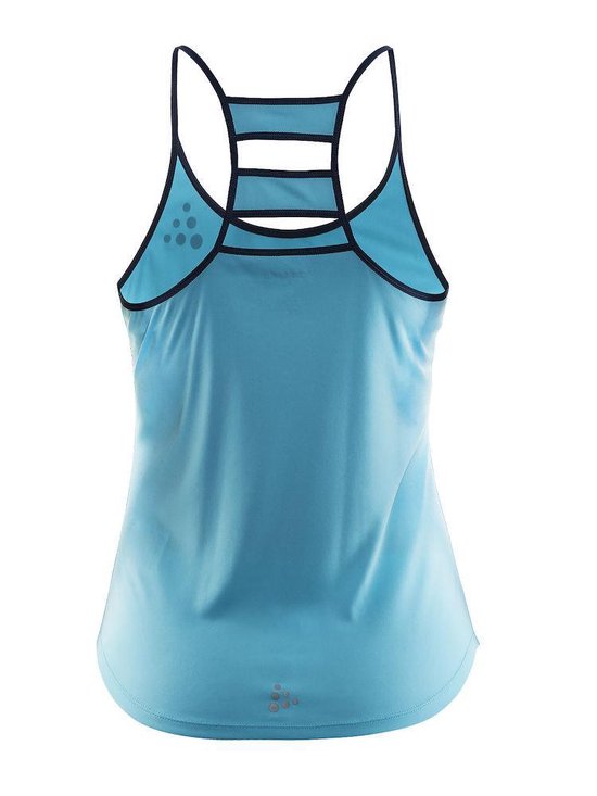 Craft maat S  breakaway singlet w - Sportshirt - Dames - Sea/Dark Grey Melange