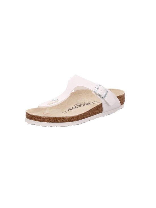 Birkenstock  - Maat 39 -  Gizeh Dames Slippers - White