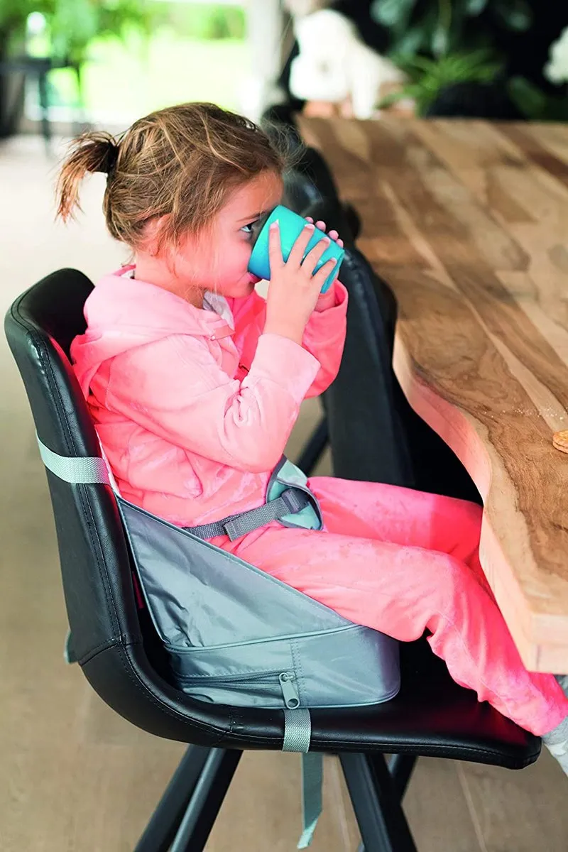 Nuby - Booster Seat - Kinderzitje - Grijs - 9m+