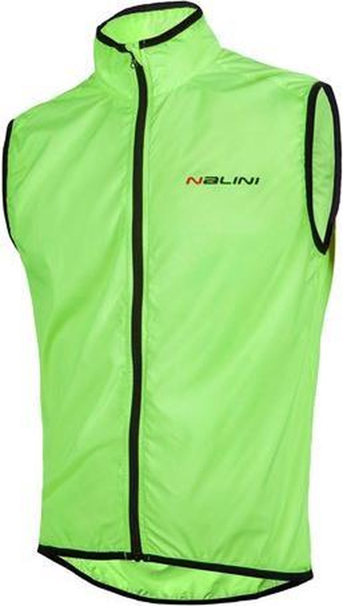 Nalini Arietta Fietsjack - Maat 3XL - Zonder Mouw - Fluo Geel
