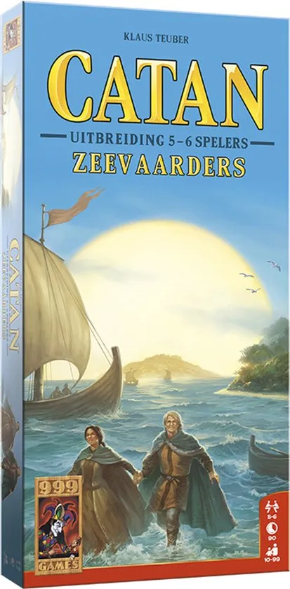 999 Games - Catan: Uitbreiding Zeevaarders 5/6 spelers - Bordspel