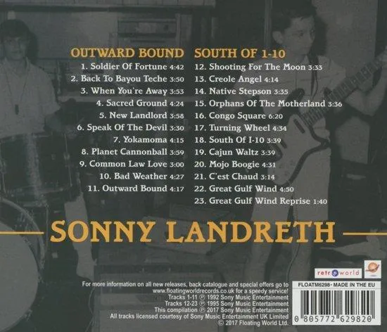Sonny Landreth - Outward Bound / South Of 1-10 - CD