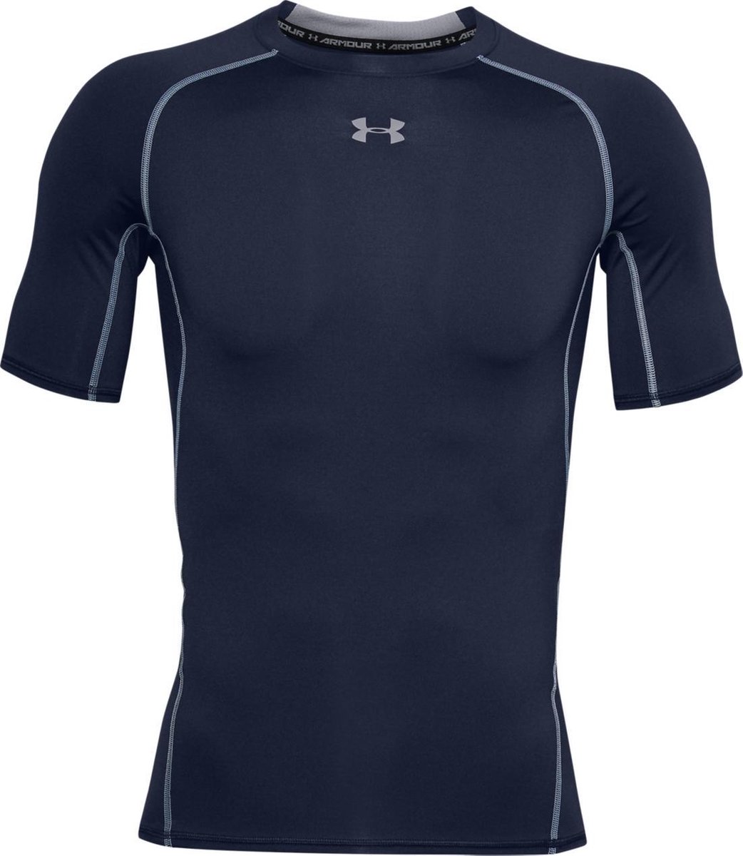 t-shirt, short-sleeve, navy, athletic, under-armour