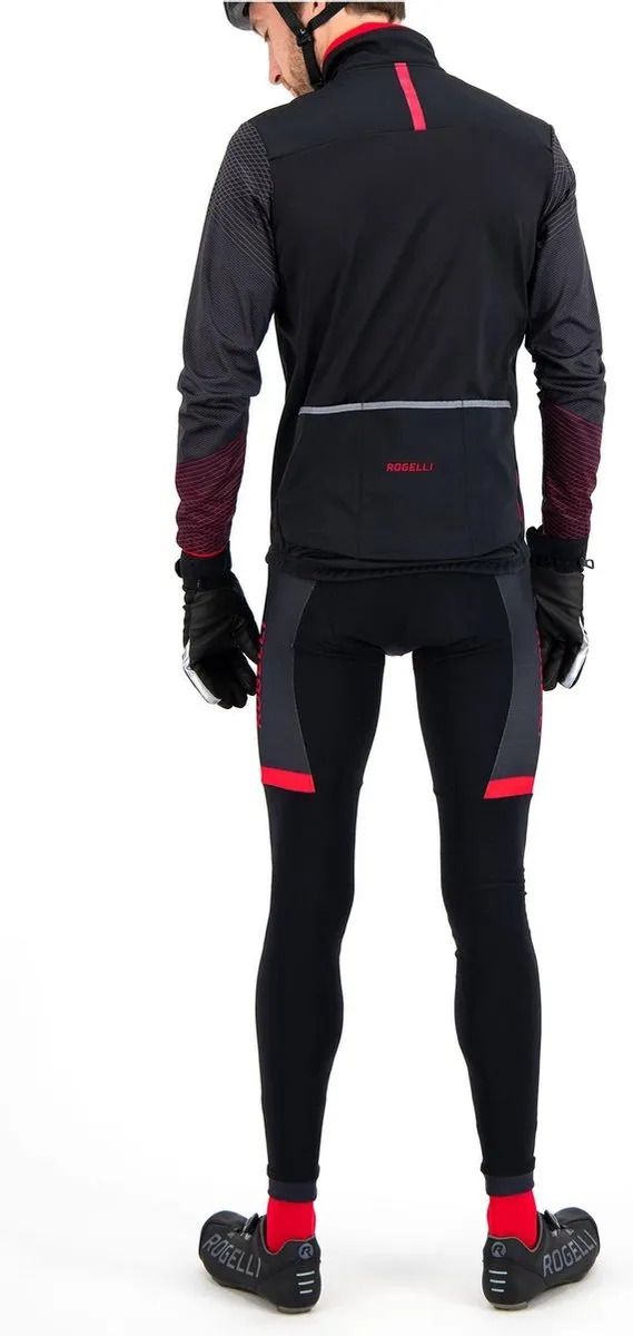 Rogelli Winterjack Wire Zwart/Rood XL