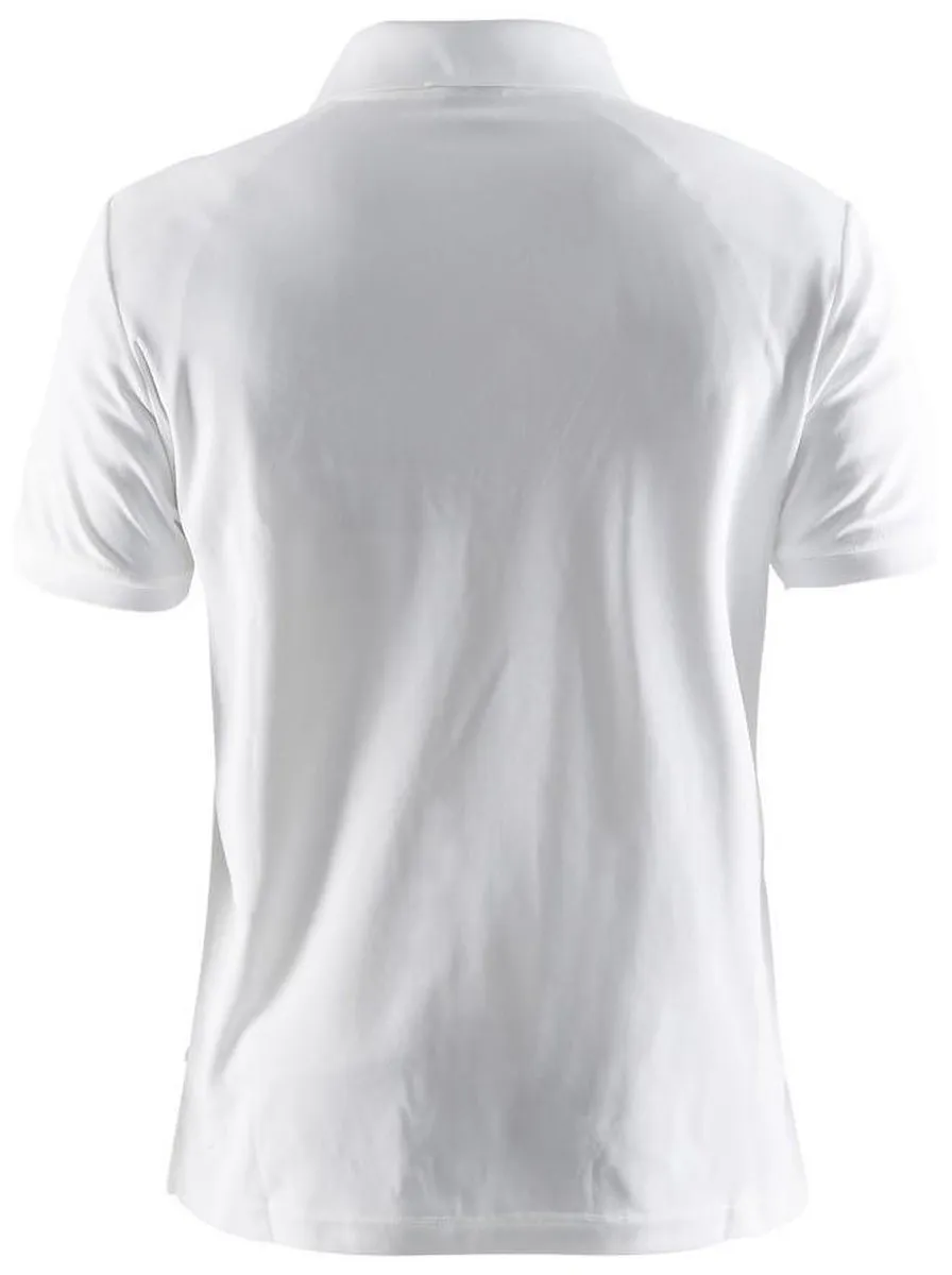 Craft Classic Polo Pique Jersey korte mouwen Heren wit Maat S