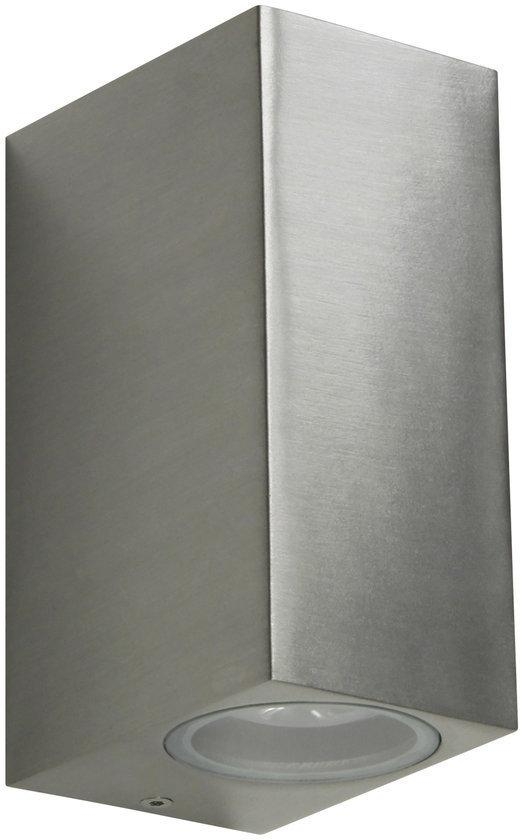 RANEX MIKA WANDLAMP MET LEDLAMPEN OUTDOOR RVS MIKA 5000.465