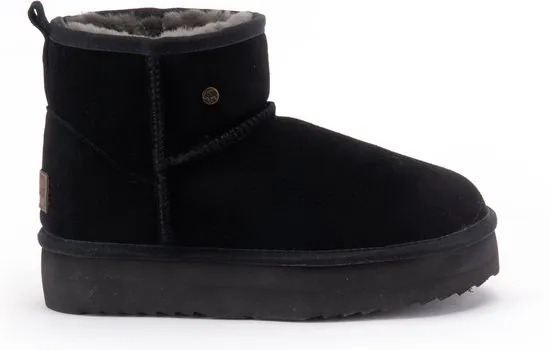 Warmbat  - mt 42 - Wallaby Vrouwen Laarzen - Zwart