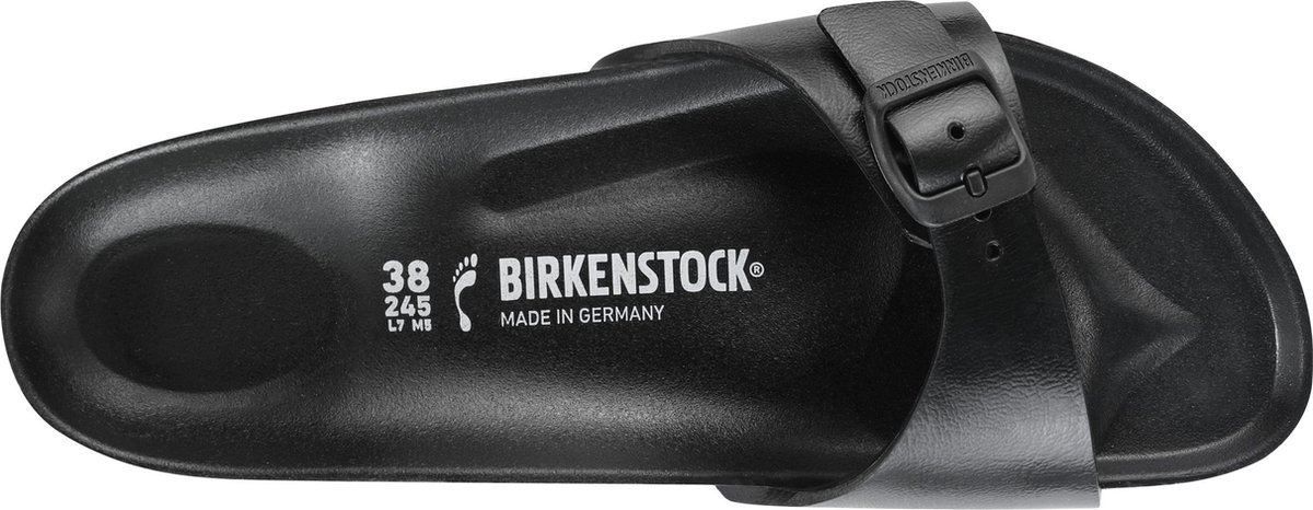 Birkenstock Madrid - 41 - EVA Black Narrow - Dames Slippers - Black