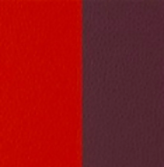 Les Georgettes Ringleertje - Orange Red/Rose Brown - 12mm
