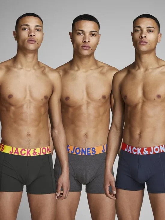 Jack & Jones 3P Heren Boxershorts - Maat L