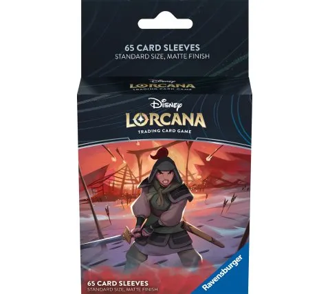 Disney Lorcana - Rise of the Floodborn Card Sleeves: Mulan (65 stuks)