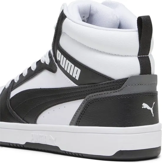PUMA Rebound - mt 40 - v6 Unisex Sneakers - PUMA White-PUMA Black-Shadow Gray