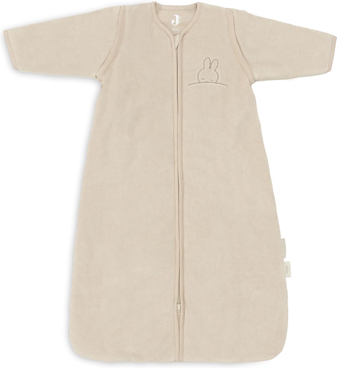 Jollein x Nijntje Slaapzak Met Afritsbare Mouw 70cm Sleepy Miffy Terry - Nougat