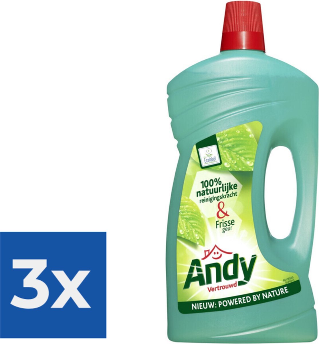 detergent, wasmiddel, vloeibaar, groene fles, 3x