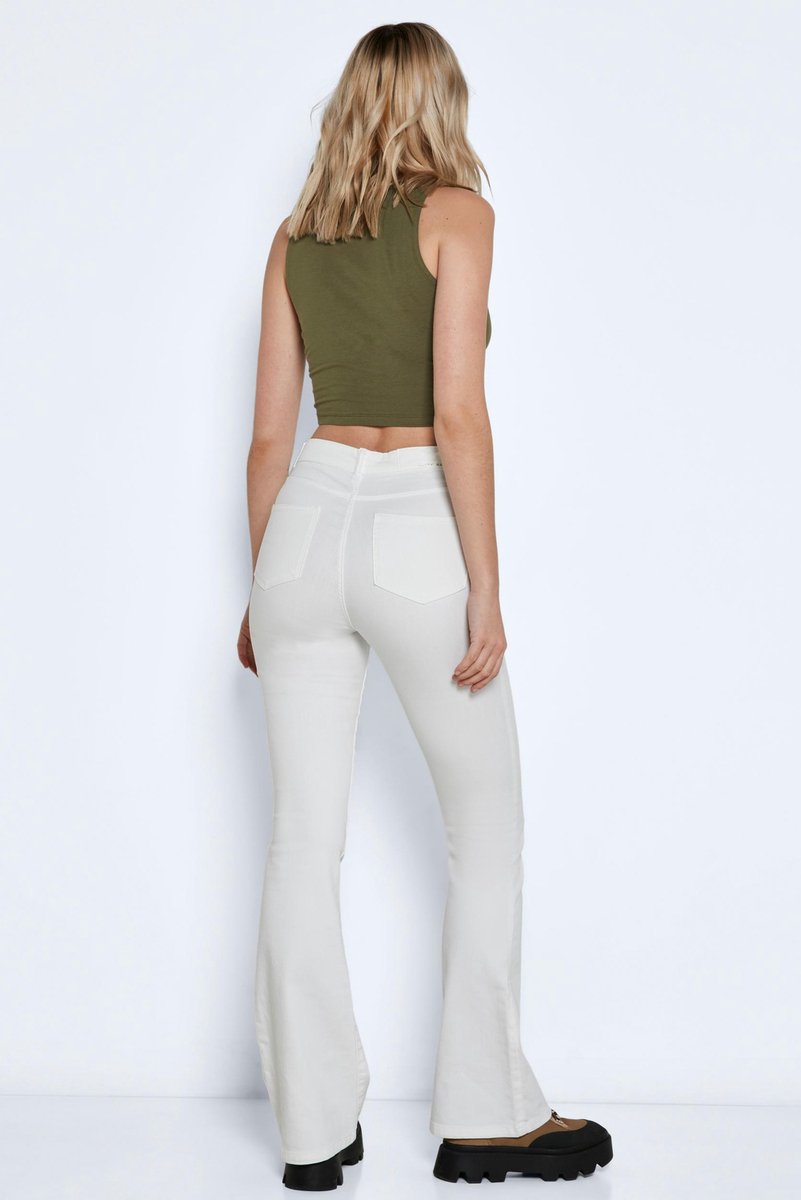 NOISY MAY - Maat W30 X L32 - NMSALLIE HW FLARE JEANS VI163BW S* Dames