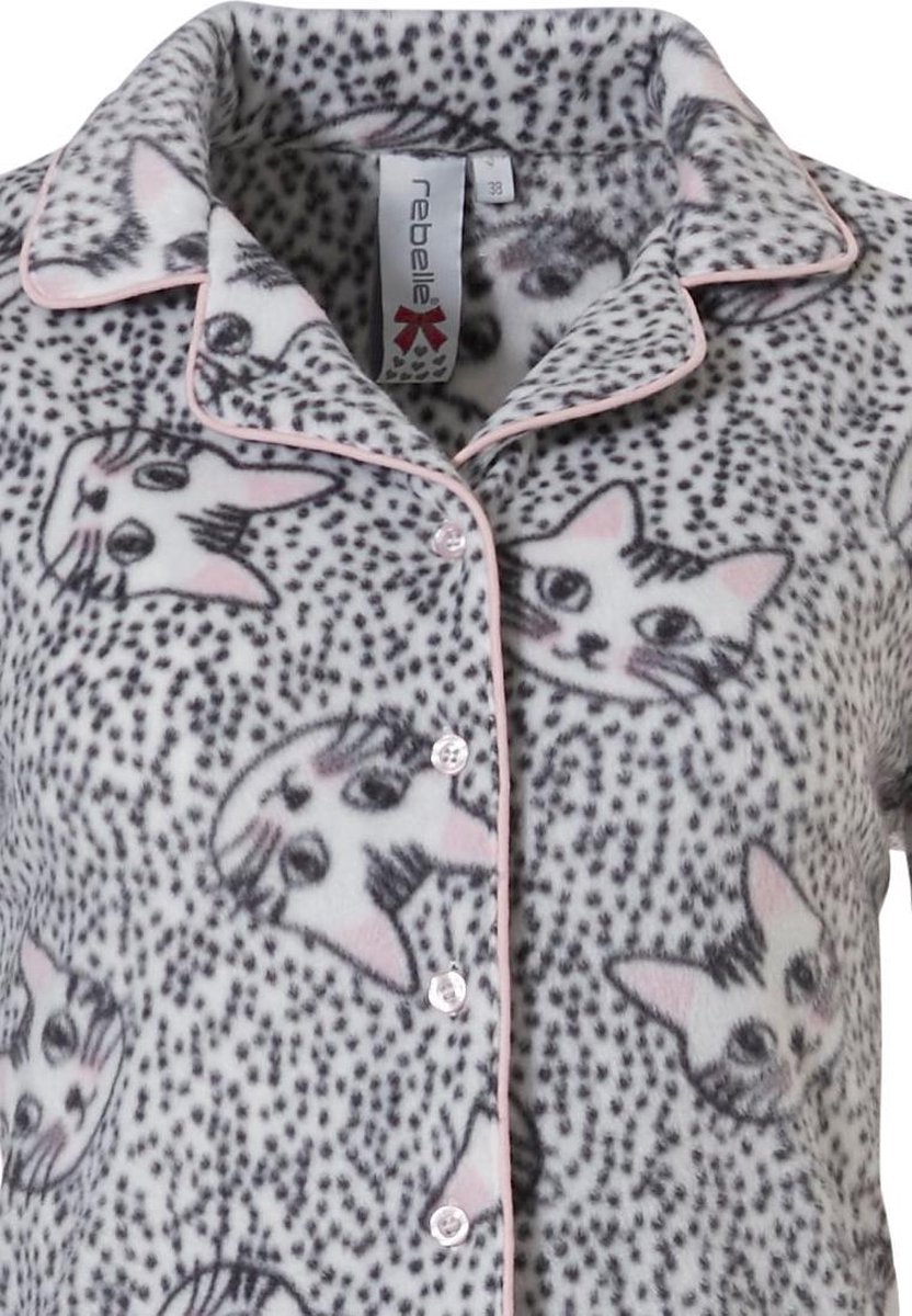 Pastunette-Little-Cats Pastunette - Maat 44 -  nachthemd  – Little Cats – 11202-416-6 – Grey Rose