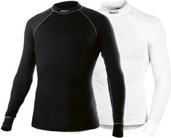 Craft - maat L - Active 2-Pack Tops Thermoshirt Heren - Black/White