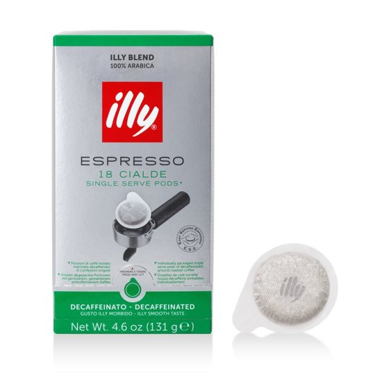 illy Servings decafe monodose - 6 x 18 stuks