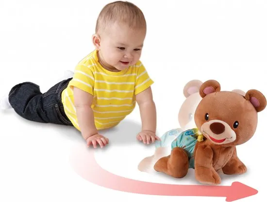 VTech Baby Kruip & Leer Babybeer - Interactief Speelgoed - Knuffel - Voor Jongens en Meisjes - Cadea