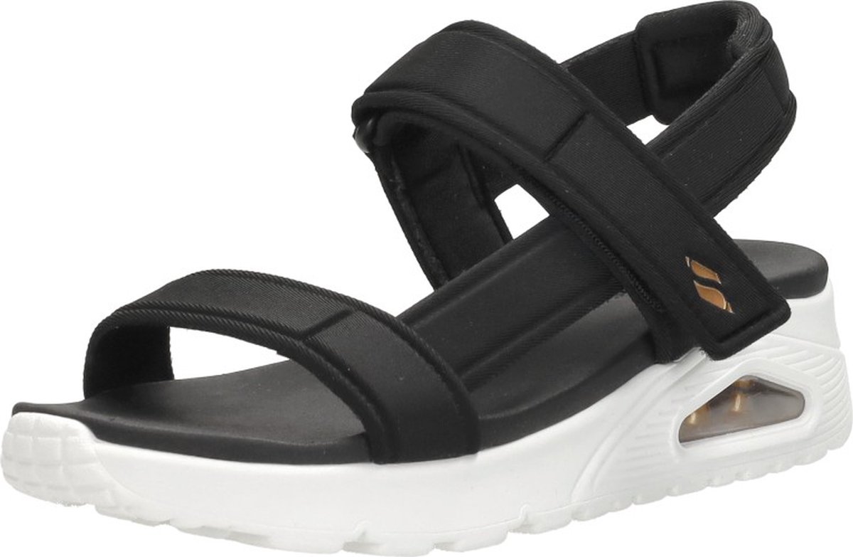 Skechers - maat 37 - UNO SANDAL - SUMMER STAND 2 Dames Sandalen - Zwart
