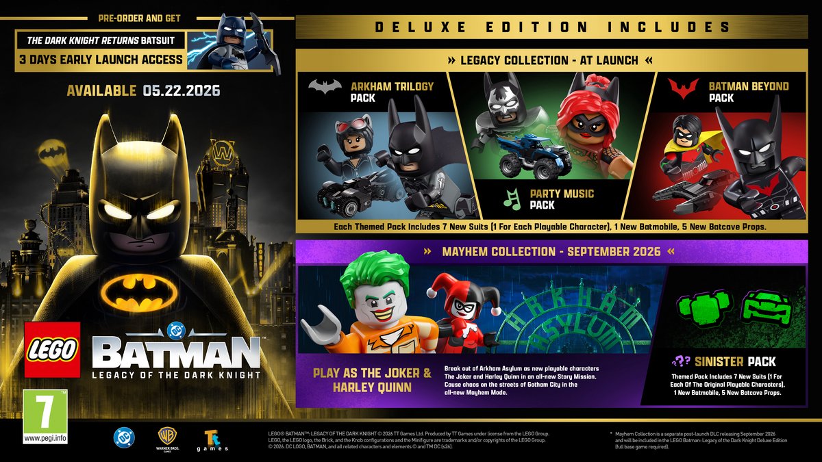 LEGO Batman Legacy of the Dark Knight - Deluxe Edition - PS5