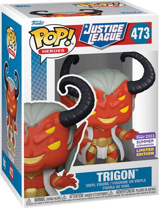 Funko Pop #473  DC Comics: Trigon Justice League [2023 Summer Convention] SDCC