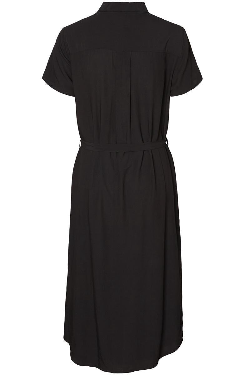 Pieces - Maat XL - PCCECILIE SS LONG DRESS NOOS BC - Dames Jurk