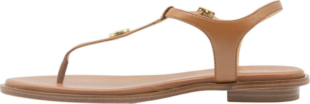Michael Kors - Maat 36 - Plate Thong Dames Sandalen - Bruin