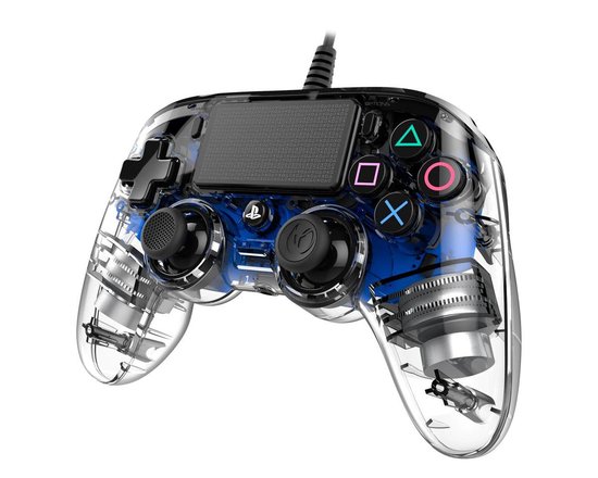 Officiele Gelicenseerde Compacte Bedrade LED Controller - PS4 - Blauw