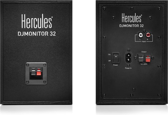 Hercules DJMONITOR 32 - DJ speakerset - Zwart