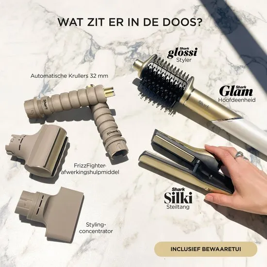 haardapparaat, borstel, styling, ment?