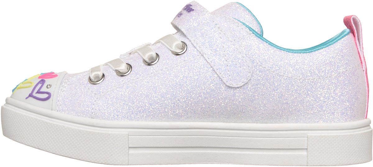 Skechers - maat 28- TWINKLE SPARKS-LOVE MEDLEY Meisjes Sneakers - Wit