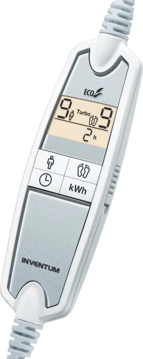 Inventum HN297V - Elektrische Onderdeken - Aparte voetenzone - 2 persoons - 160x160 cm
