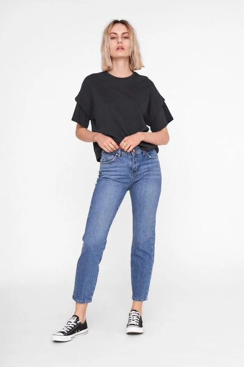 Noisy may NMOLIVIA NW SLIM STRAIGHT JEANS MB NOOS Dames Jeans - Maat 26