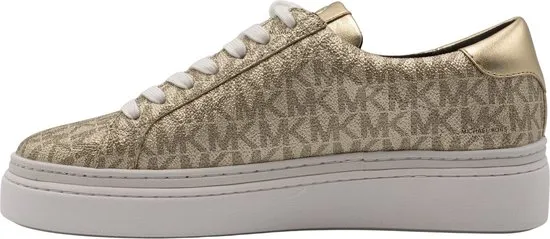 Michael Kors - Maat 41 - Chapman Lace Up Dames Sneakers - Goud